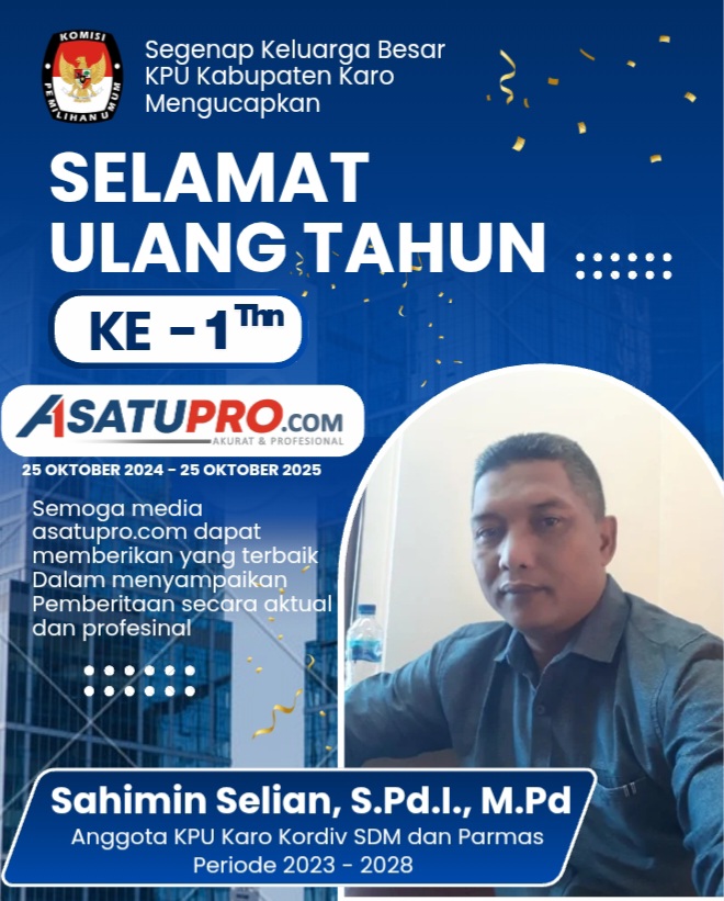 HUT KE 1 ASATUPRO.COM KPU KARO
