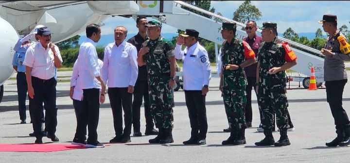 Resmikan Pusat Riset Genomik Pertanian di Humbahas, Presiden RI Terus Didampingi Pangdam I/BB