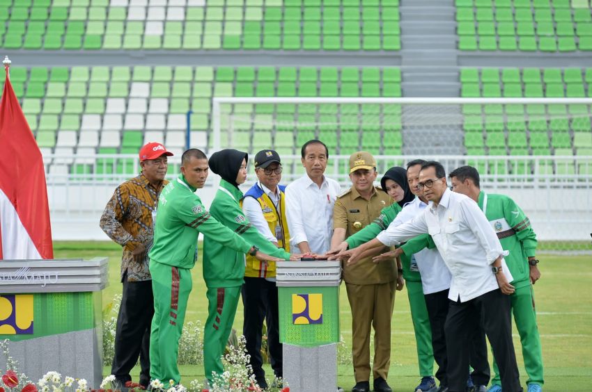 Presiden Jokowi Resmikan Stadion Utama Sumut, Kapasitas 25.000