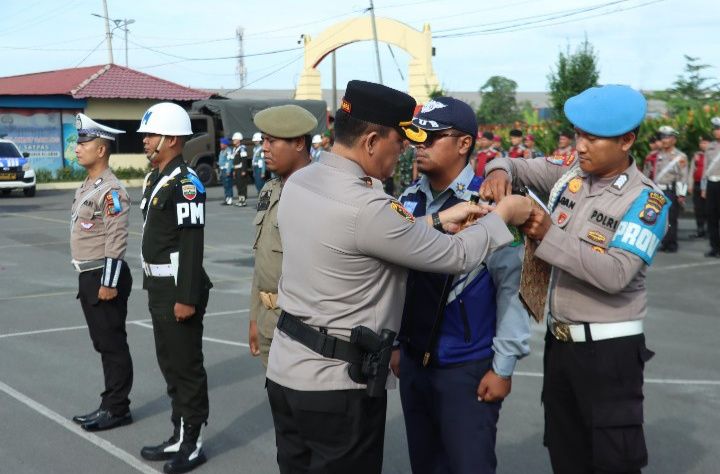 Ops Zebra Toba 2024 Polres Pelabuhan Belawan Gelar Apel Pasukan