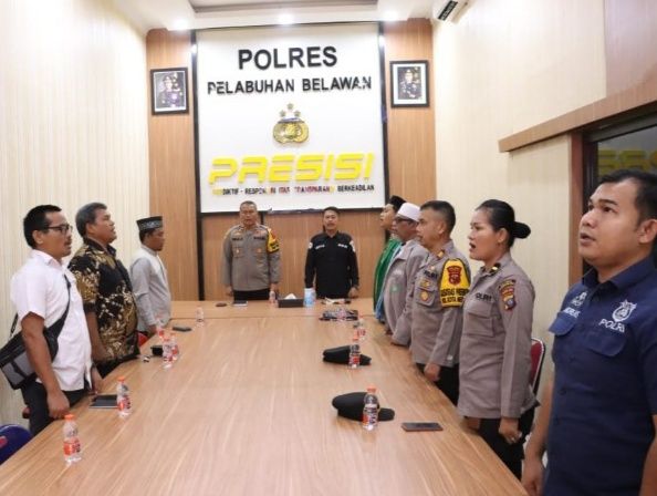 Polres Pelabuhan Belawan Ikuti Dialog Penguatan Internal Polri Pasca Pemilukada 2024