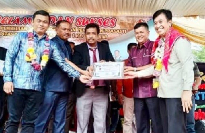 Peresmian Prasasti Berdirinya SMAN 1 STM Hilir Deli Serdang Meriah dan Sukses