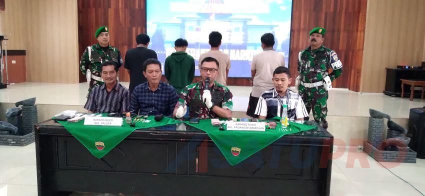 Ini Penjelasan Dandim 0212/TS Terkait Penangkapan Narkoba di Padangsidimpuan dan Paluta