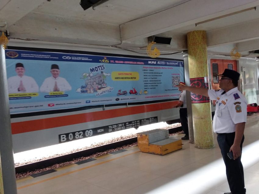 Pemprov Kolaborasi KAI Berangkatkan 623 Pemudik Tahap I, Sumut Cetak Sejarah, Mudik Gratis Tiga Moda