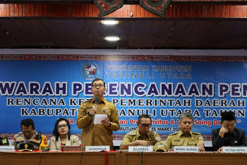 Gubernur Sumut Bobby Nasution: Musrenbang RKPD 2026 Harus Fokus pada Pembangunan yang Merata dan Berkelanjutan