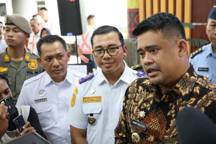 Pemprovsu Berangkatkan Gelombang Terakhir Pemudik Moda Bus dan Kereta Api