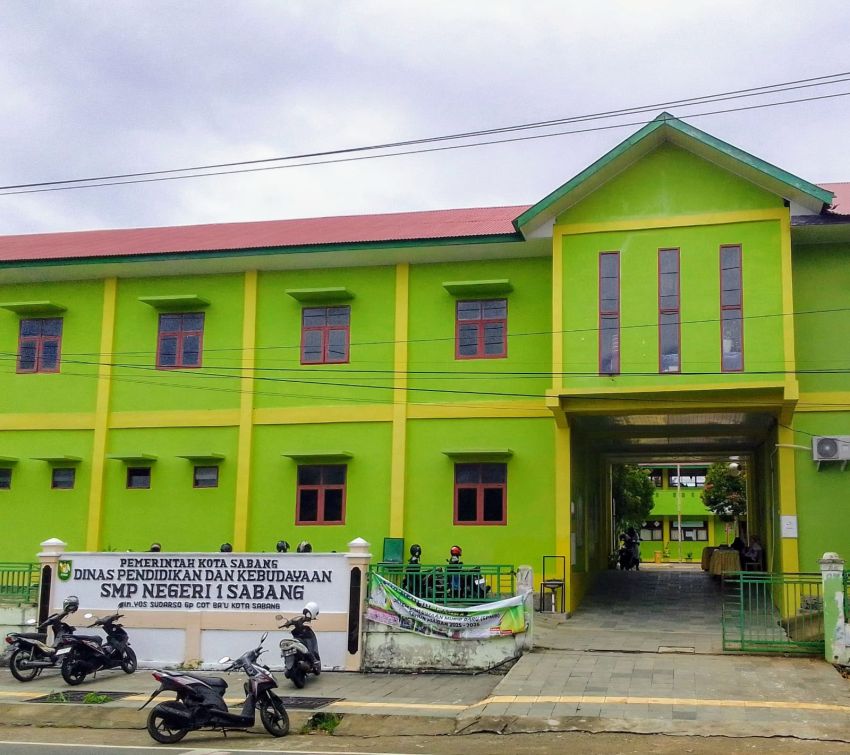 Kebersihan dan Tata Ruang SMP Negeri 1 Sabang Disanjung Oleh Kaperwil Aceh Media Pindo Merdeka