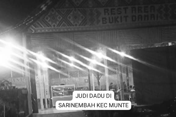 Pak Kapolda !! Ada Arena Judi Dadu di Sarinembah Kecamatan Munte Tak Berani di Tindak Polsek