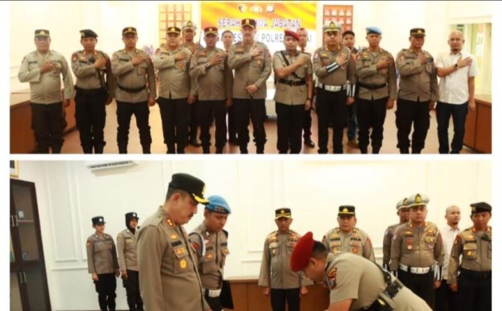 Kapolres Binjai Serah Terima Jabatan Kasat Reskrim Polres Binjai