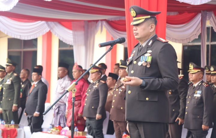 Kapolresta Deli Serdang Pimpin Upacara Peringatan Hari Bhayangkara Ke 79