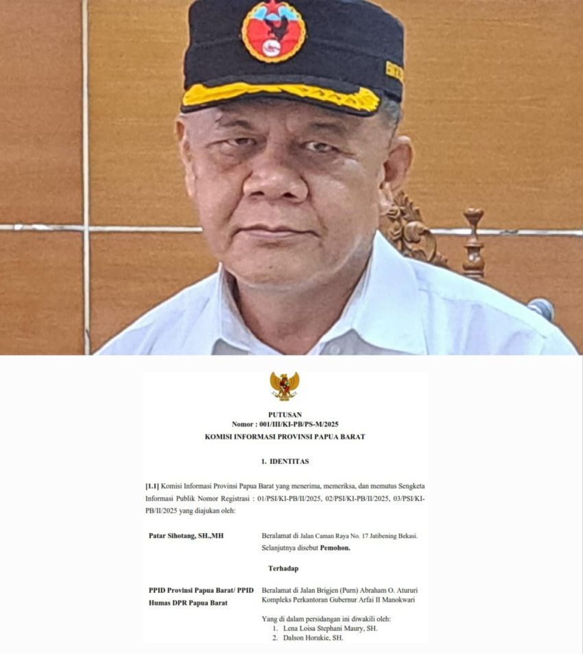 PKN Meminta Kepada Gubernur dan Ketua DPRD Papua Barat Agar Hormati Putusan KIP Papua Barat Yang Sudah Berkekuatan Tetap (Incrah)