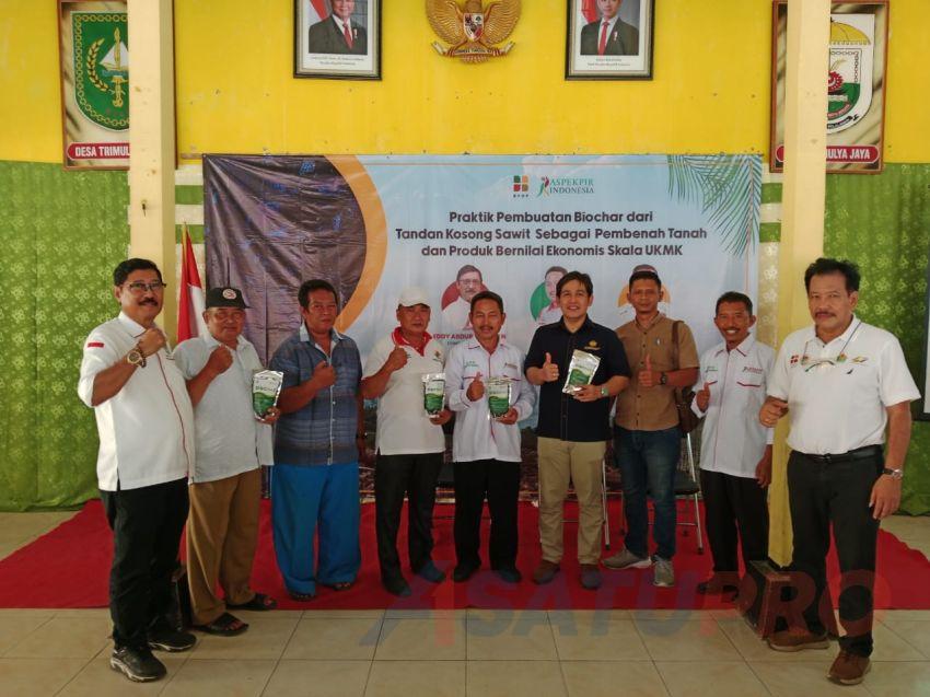 Didukung BPDP, Aspek-PIR Gelar Pelatihan Pembuatan Biochar di Riau
