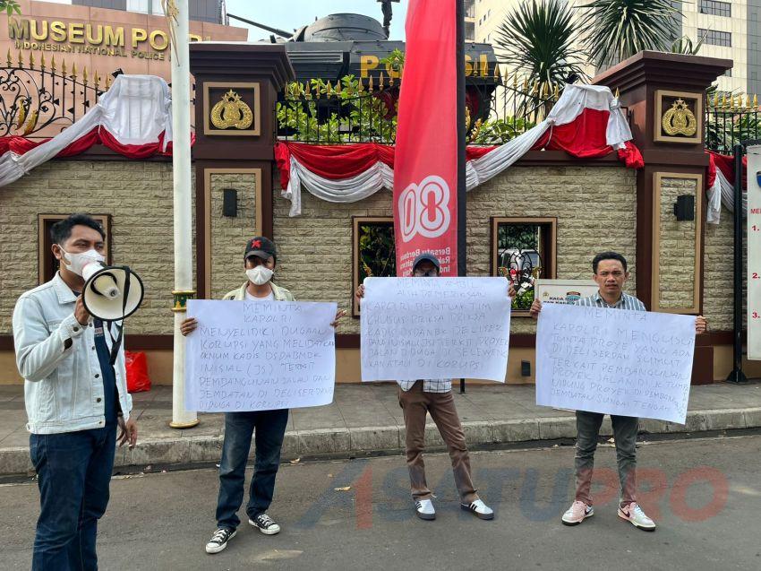 APPRI Gelar Aksi di Mabes Polri, Desak Usut Dugaan Korupsi di Dinas SDABMBK Deli Serdang