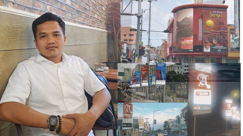 Marak Papan Reklame Tak Sebanding Dengan PAD Kota Medan, Hingga Mengancam Jiwa Keselamatan