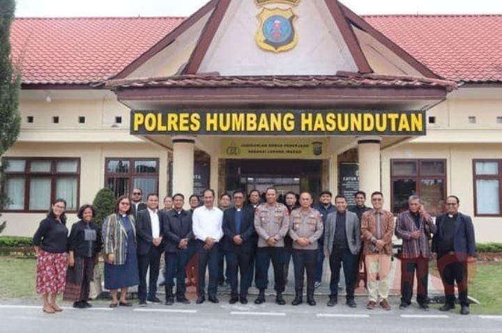 Polres Humbahas Ajak Tokoh Agama HKBP Perkuat Sinergi Jaga Keamanan