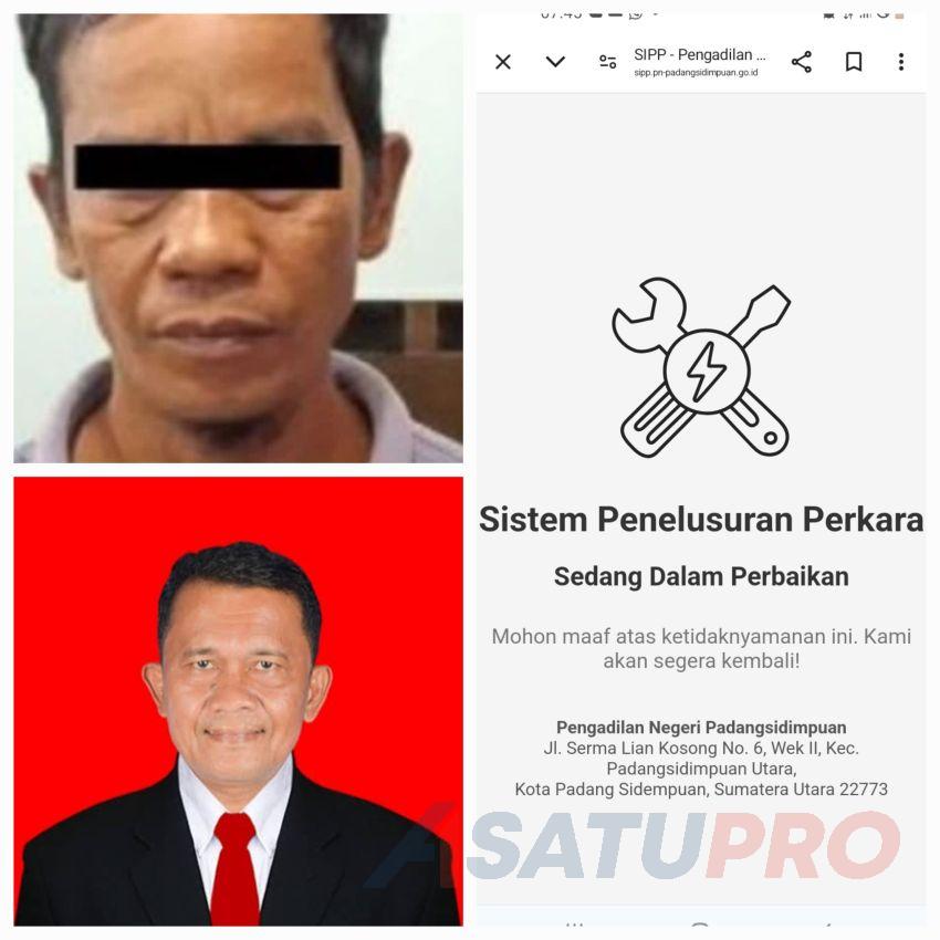 Penutupan SIPP PN Padangsidimpuan Disorot, Nama Ateng dan Bakti Dikaitkan dengan Kasus Gunawan Simanungkalit
