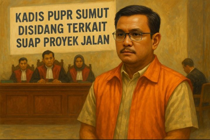 Kasus Korupsi Jalan Yang Seret Eks Kadis PUPR Sumut Topan Ginting Mulai Disidangkan di Pengadilan