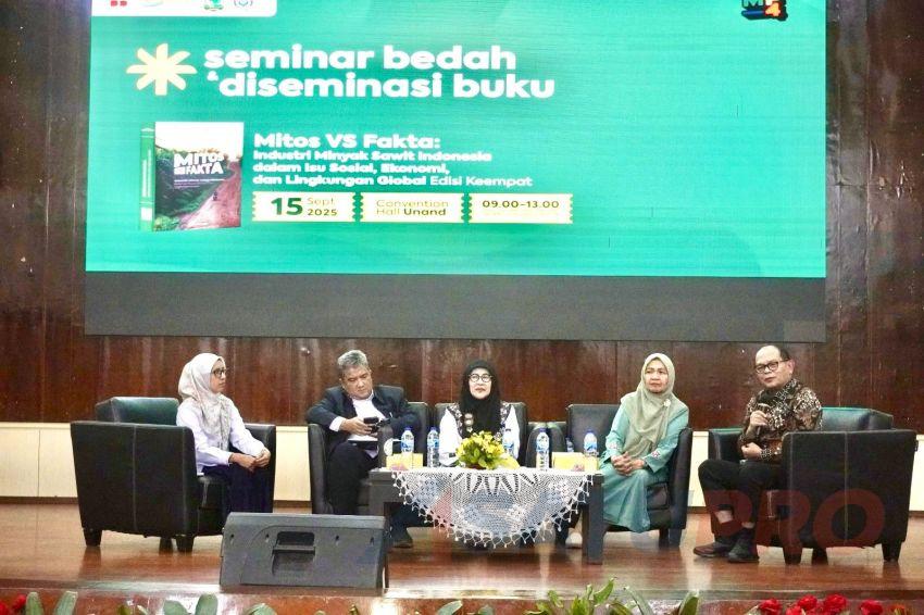 BPDP dan PASPI Gelar Bedah Buku "Mitos vs Fakta Sawit Edisi Keempat" di UNAND Padang