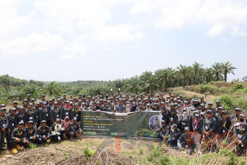 Ratusan Petani Sawit Asal Kabupaten Wajo Ikuti Pelatihan IPB Training, BPDP, dan Ditjenbun