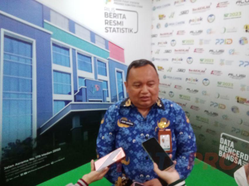 Inflasi di Sumut Lebih Tinggi dari Pertumbuhan Ekonomi