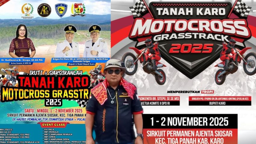 Ribuan Penonton Siap Padati Sirkuit Ajenta Siosar, Motorcross Grass Track 2025 Janjikan Sensasi Seru!