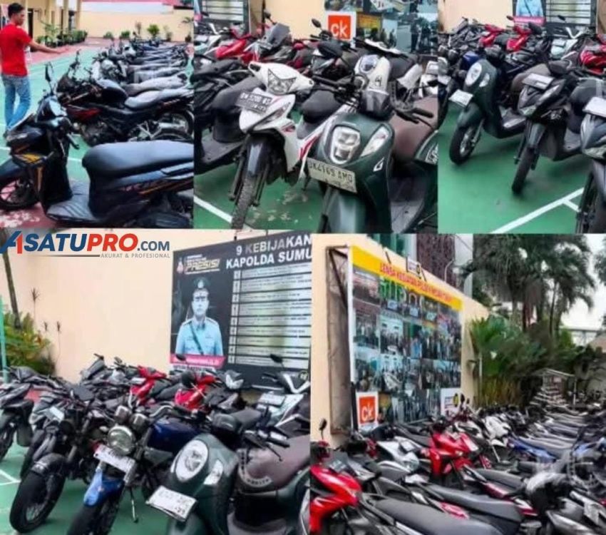 Terendus Jaringan Gadai Hitam di Medan: 41 Motor Curian Disimpan di Rumah