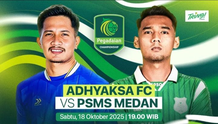 Ayam Kinantan Incar Poin, PREDIKSI Adhyaksa FC Vs PSMS Medan Harus Menang, Kans Puncaki Klasemen Championship