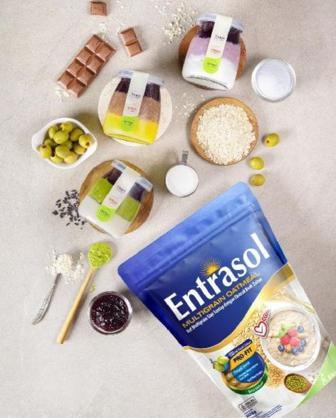 Enaknya Hidup Sehat, Entrasol Multigrain Oatmeal Kolaborasi dengan Hong Tang Ajak Anak Muda Nikmati Dessert Bernutrisi