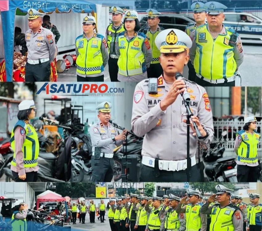 Satlantas Polrestabes Medan Perketat Kesiapsiagaan Lalu Lintas Jelang HUT TNI ke-80