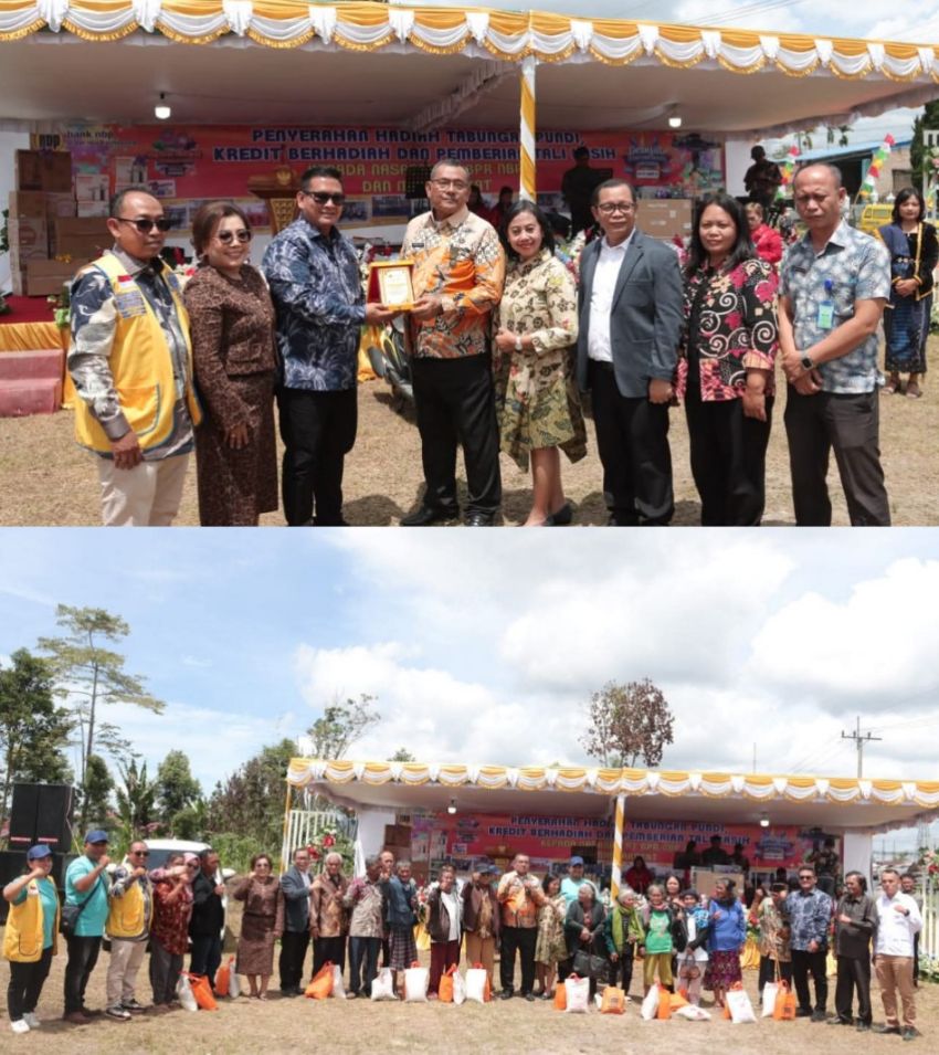 PT. BPR NBP 8 Sidikalang Serahkan Hadiah Tabungan Pundi, Bupati Harapkan Sinergi Dan Kontribusi BPR Untuk Membangun Dairi