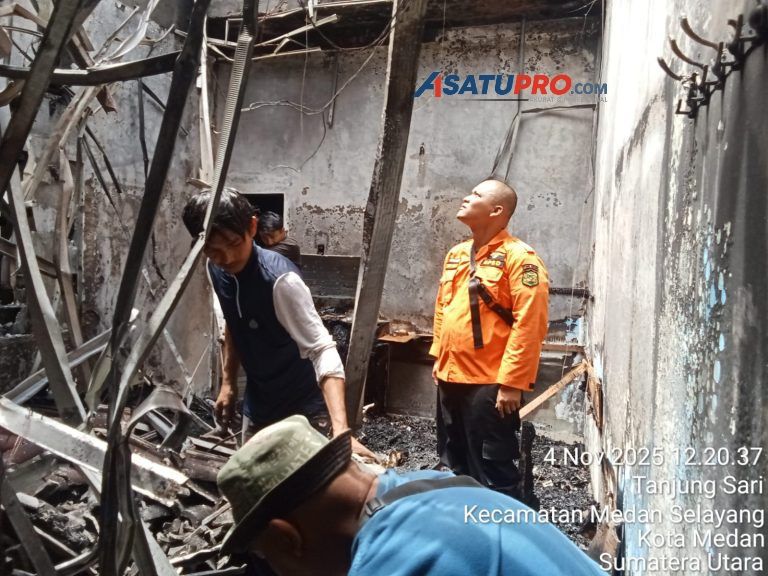 Rumah Hakim Yang Tangani Kasus Topan Ginting Terbakar Misterius
