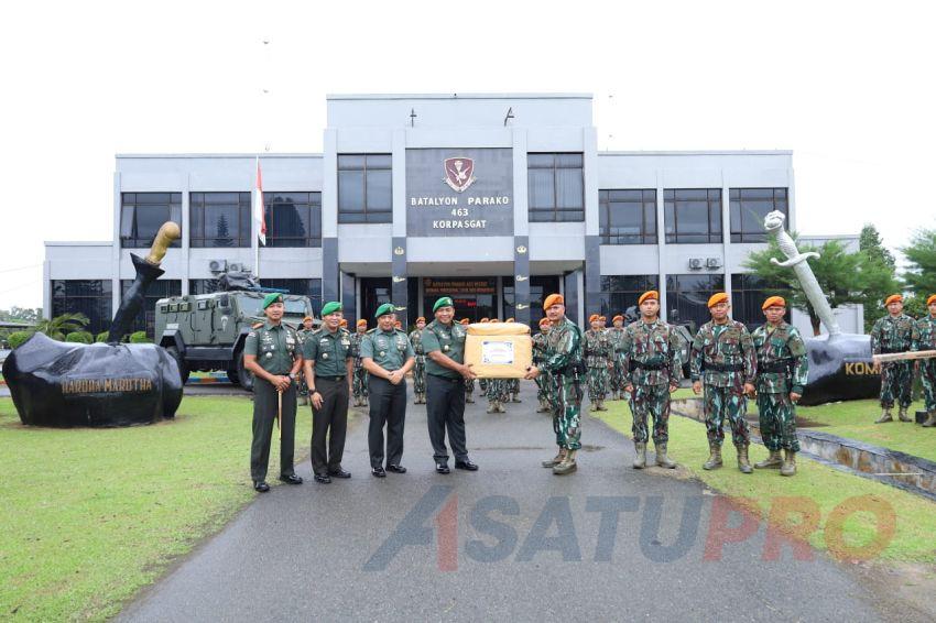 Safari ke Yon Kopasgat 469, Sat. Brimob, dan Yonmarhanlan I Belawan, Ini yang Disampaikan Kasdam I/BB