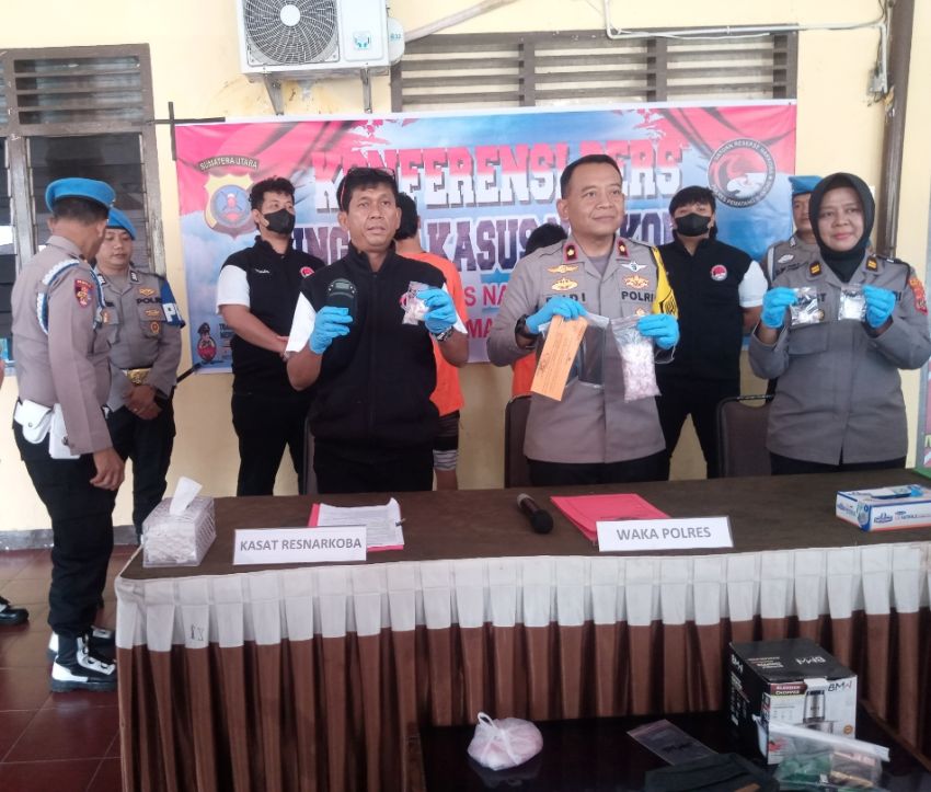 Ungkap Kasus Narkoba, Polres Siantar Sita 92,78 Gram Sabu Dari Pasangan Pengedar