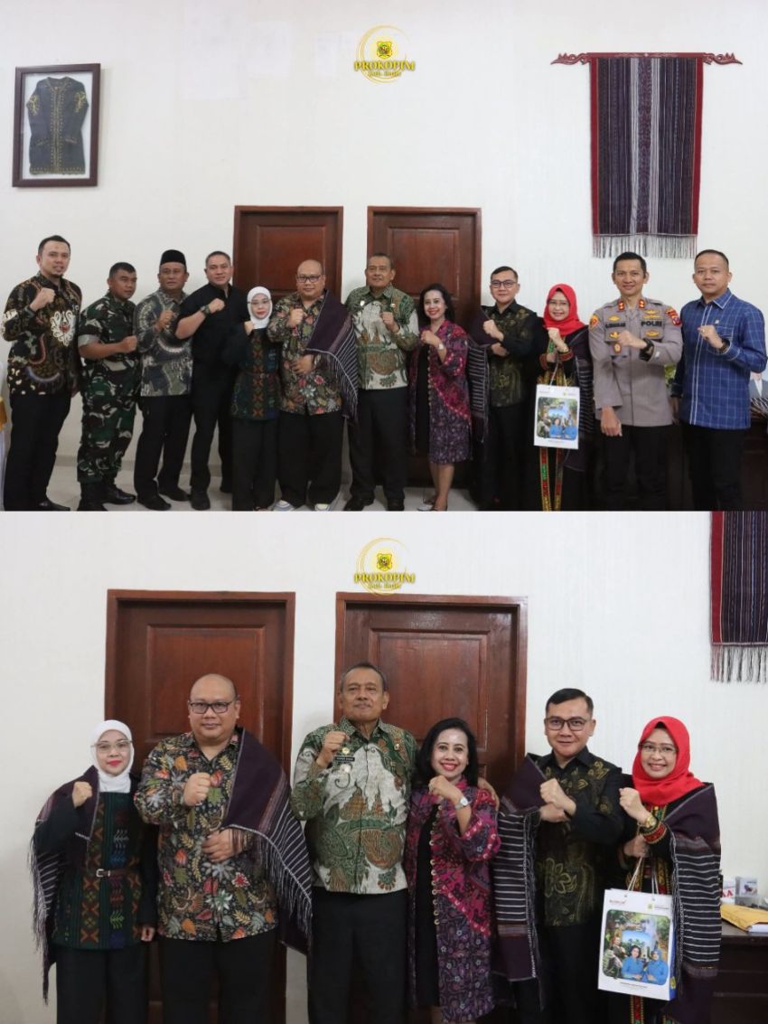 Bupati dan Wakil Bupati Dairi Hadiri Pisah Sambut Kajari Dairi