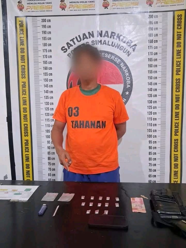 Komitmen Tinggi! Sat Narkoba Polres Simalungun Buru Bandar Sabu Sampai ke Lubang Semut, Satu Tersangka Diamankan di Gubuk