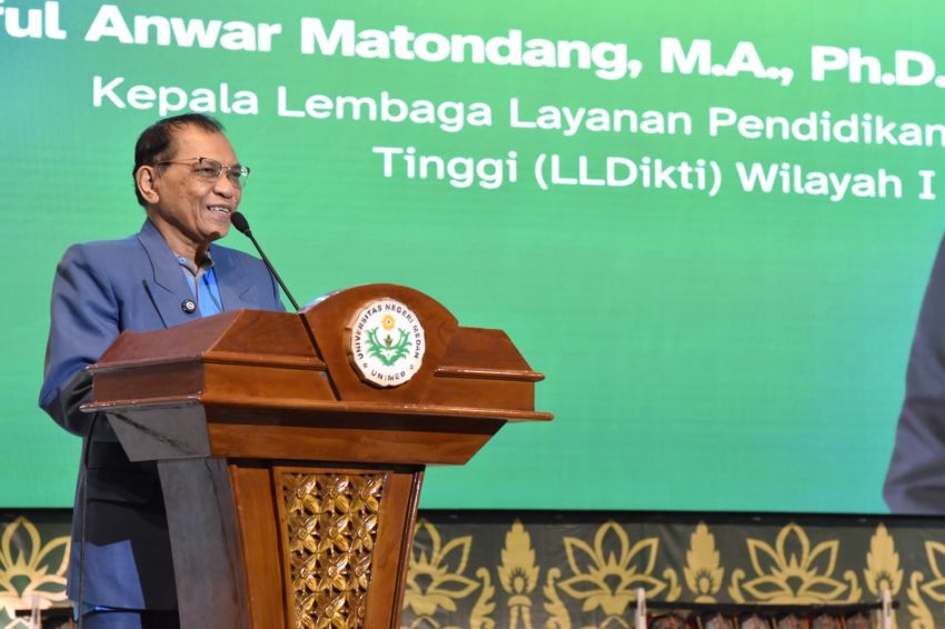 Kepala LLDikti Wil. 1 Prof. Saiful Anwar Matondang Buka LPTK CUP XXII 2025