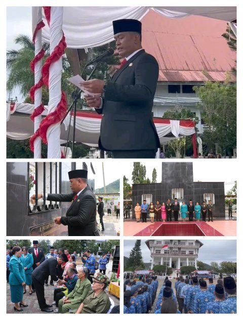 Upacara Hari Pahlawan di Toba, Bupati Ajak Teladani Semangat dan Keikhlasan Para Pahlawan