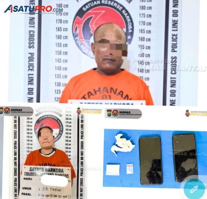 Pasutri Miliki Sabu 2 Paket Berhasil ditangkap Satres Narkoba Polres Pematangsiantar