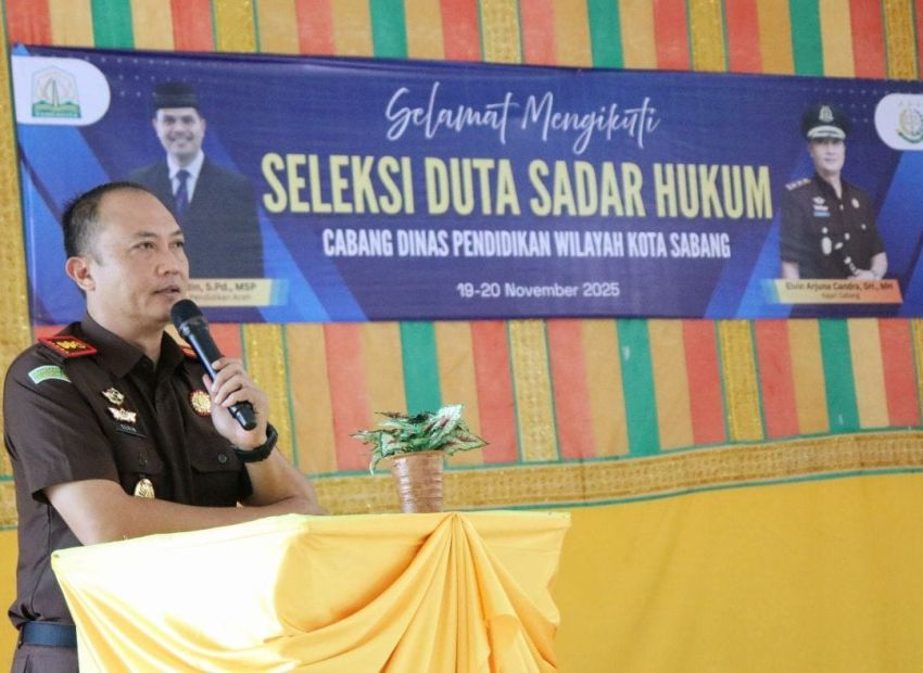 Seleksi Duta Pelajar Sadar Hukum Jenjang SMA/SMK Kota Sabang Tahun 2025
