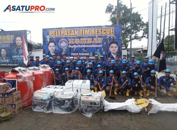 KOMBAT Sumut Kirim Relawan dan Perlengkapan Untuk Pembuatan Sumur Bor ke Aceh