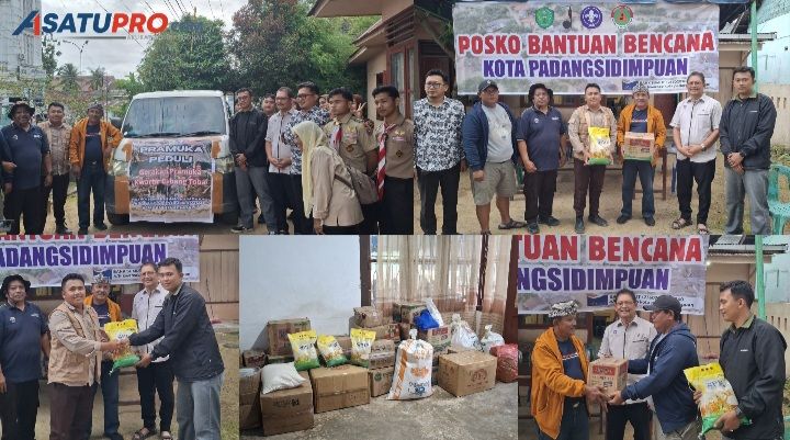 Pramuka Peduli Kwartir Cabang Kabupaten Toba Terus Bergerak Untuk Membantu Sesama di Kota Padangsidimpuan