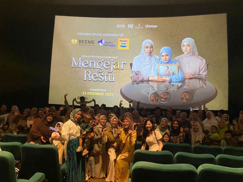 Komunitas Ibuku Bahagia & Beeme Gelar Nobar &lsquo;Mengejar Restu&rsquo; Guna Perkuat Kesehatan Mental Ibu di Indonesia