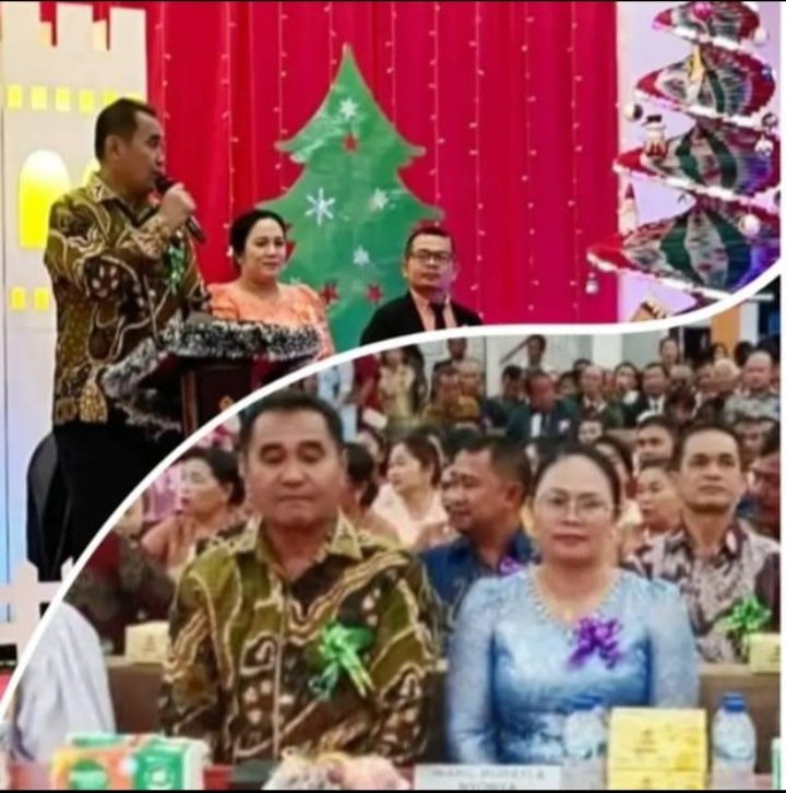 Wabup Nisel Yusuf Nakhe,ST, MM Hadiri Perayaan Natal Jemaat BKPN Di Bawomataluo