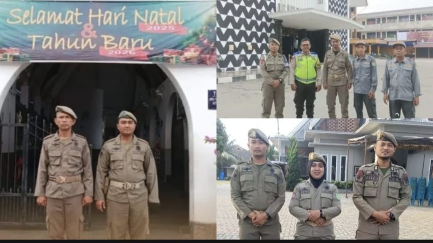 Kinerja Satpol PP Kota Medan dalam Pengamanan Nataru 2025 Tuai Apresiasi Jamaah Gereja
