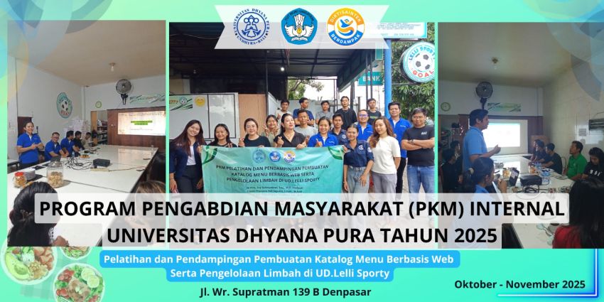 Tim PKM Universitas Dhyana Pura Dampingi UD. Lelli Sporty Tingkatkan Digitalisasi Pemasaran dan Pengelolaan Limbah