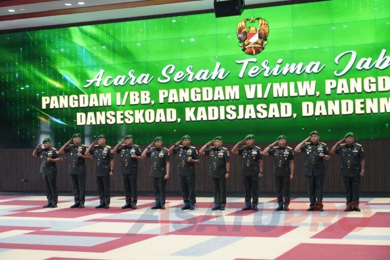 Tiga Pangdam Diganti, Ini Pesan Kasad Jenderal TNI Maruli Simanjuntak