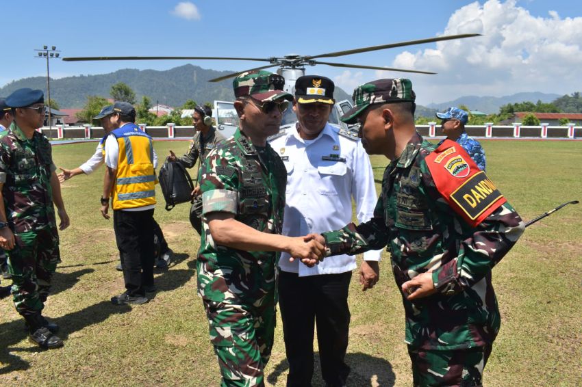 Kasum TNI Kunjungi Wilayah Kodam I/BB, Tinjau Penanganan Bencana dan Infrastruktur di Tapanuli Tengah