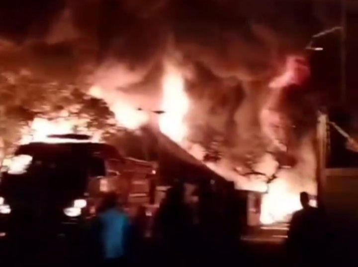 Pabrik Sandal Swallow PT Garuda Mas Perkasa di Tanjung Mulia Habis Dilalap Si Jago Merah