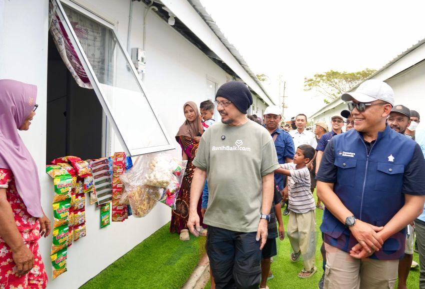 Jurnalis Senior Andi F. Noya Tinjau Huntara bagi Korban Banjir Bandang Aceh Tamiang