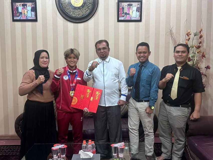 Mahasiswi STIKOM Tunas Bangsa Raih Emas dan Best Performance di 3rd AMMA Championship, China